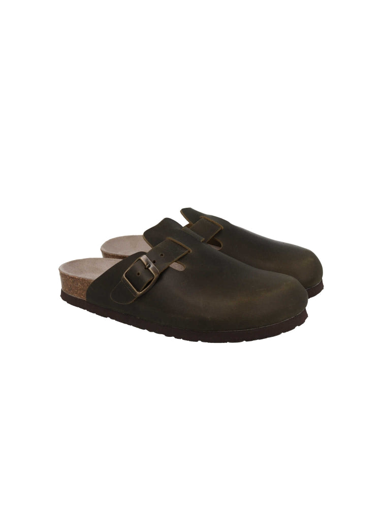 RIVA OILED LEATHER KAKI MEN