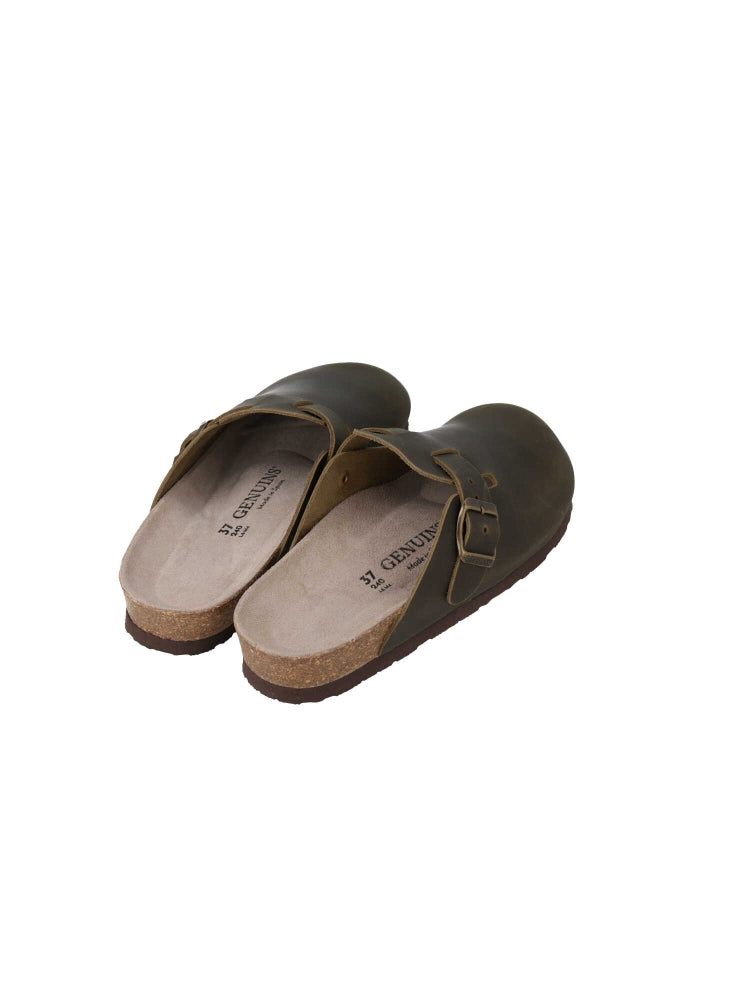 RIVA OILED LEATHER KAKI MEN