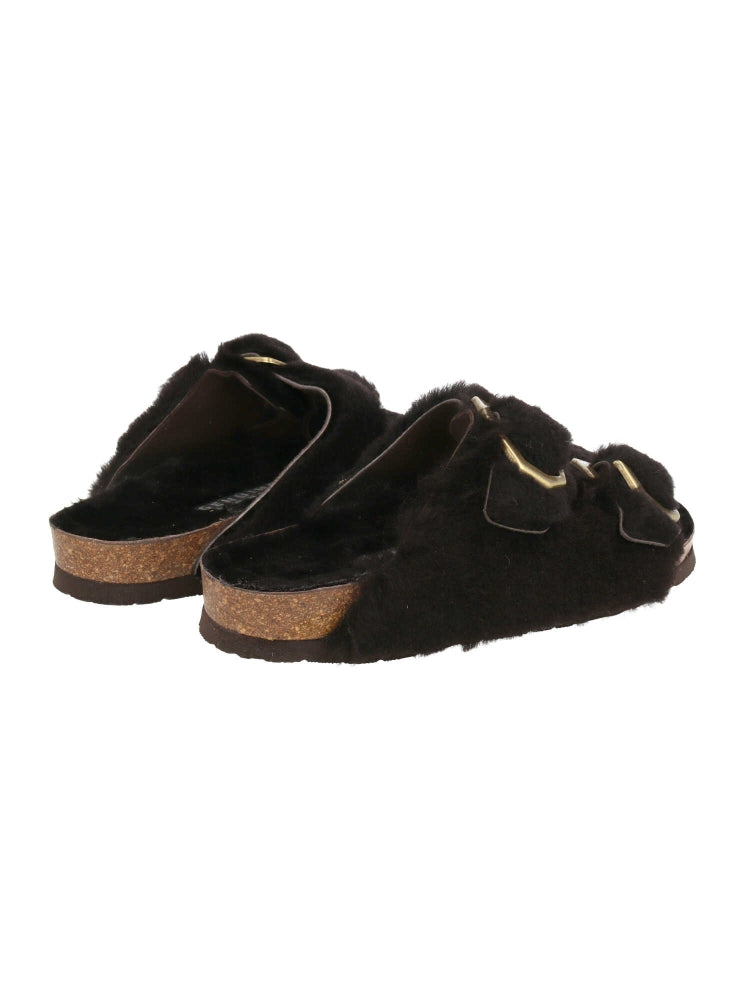 GALIA SHEEPSKIN DARK BROWN WOMEN