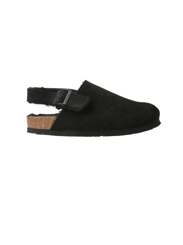 NIOWA VELOUR WOOL BLACK WOMEN
