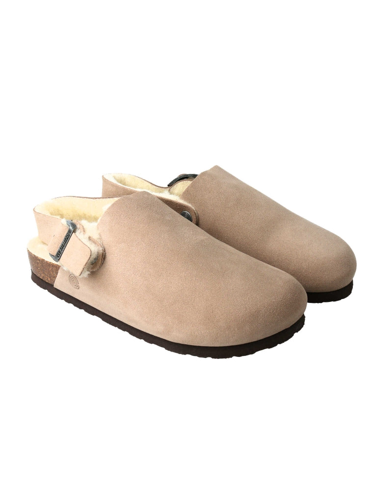 NIOWA VELOUR WOOL TAUPE WOMEN