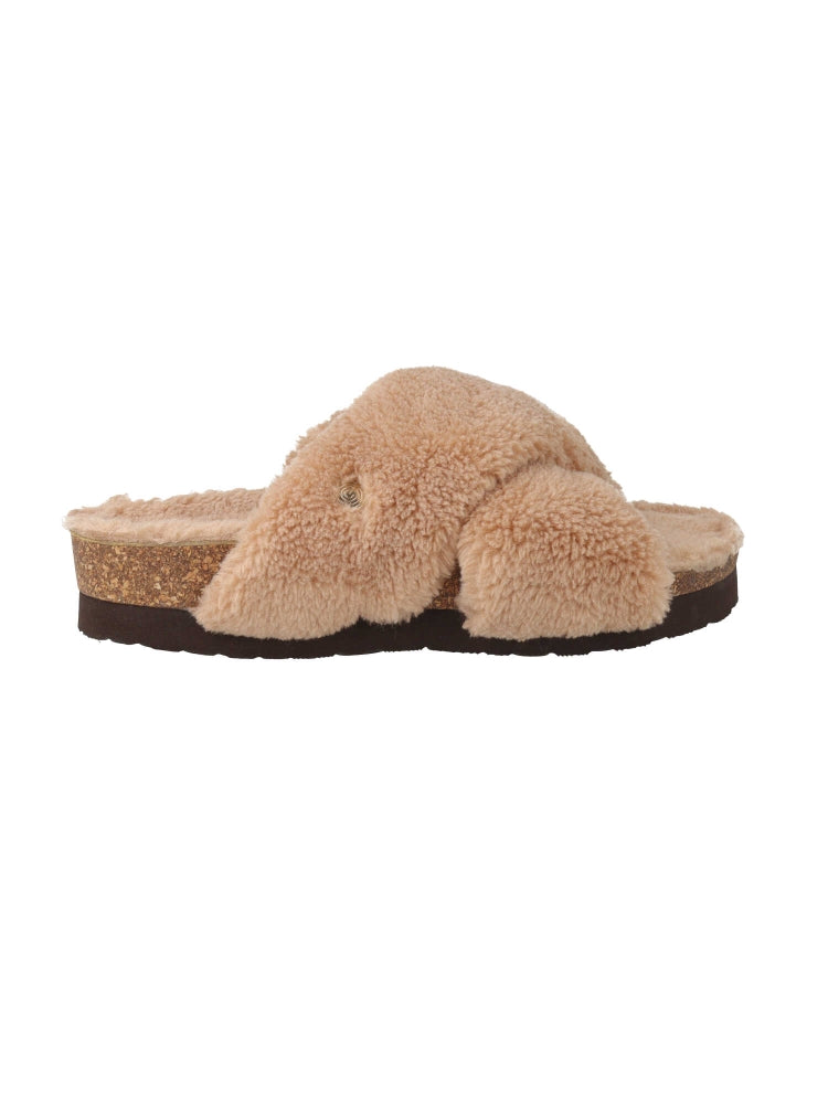 PALACE FAWX SHEEPSKIN CAMEL WOMEN