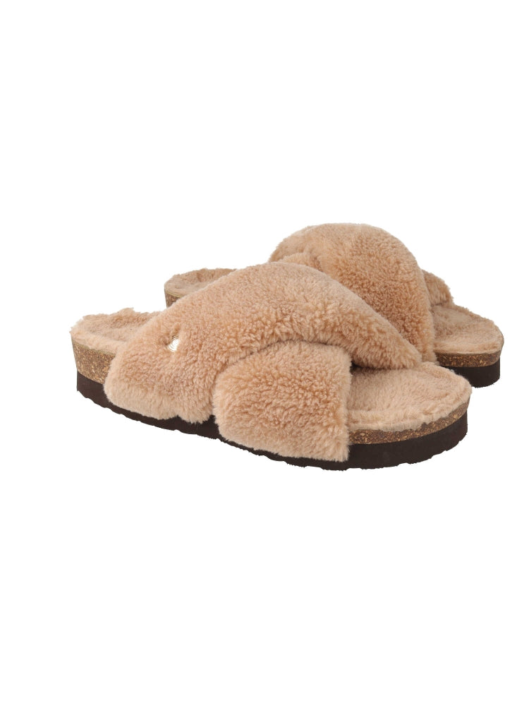 PALACE FAWX SHEEPSKIN CAMEL WOMEN