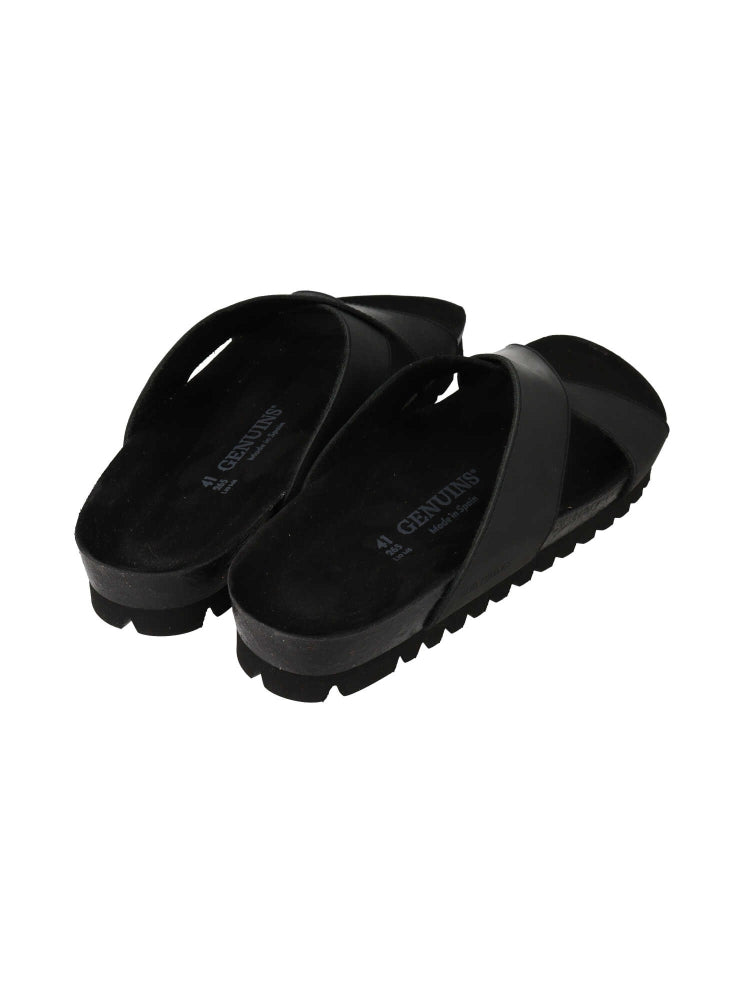 DUETT OILED LEATHER BLACK MEN