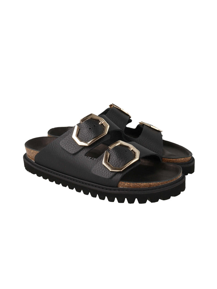 GALIA EMBOSSED LEATHER DARK WOMEN