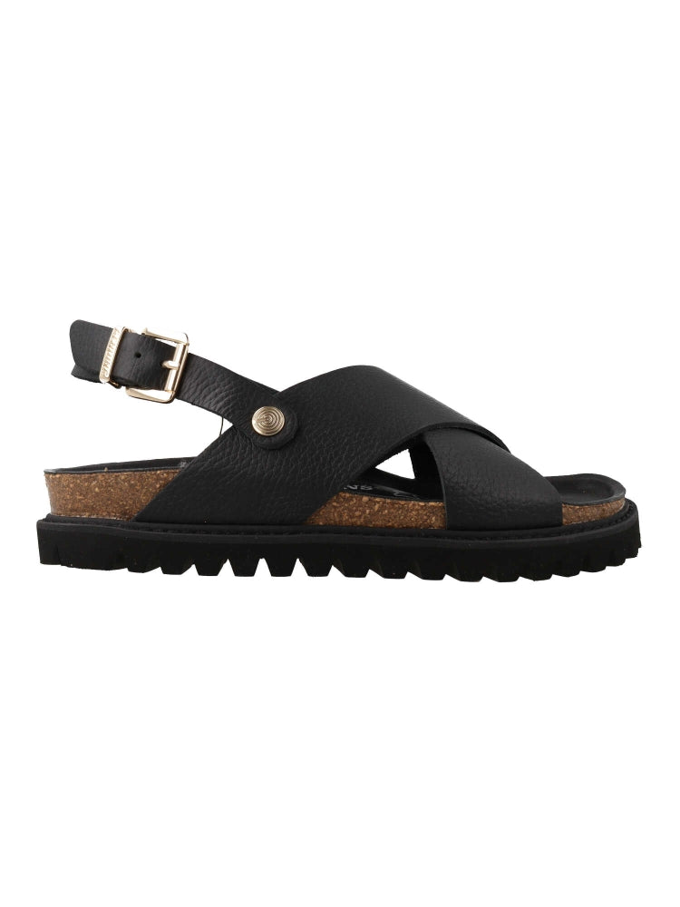 MELEN EMBOSSED LEATHER DARK WOMEN