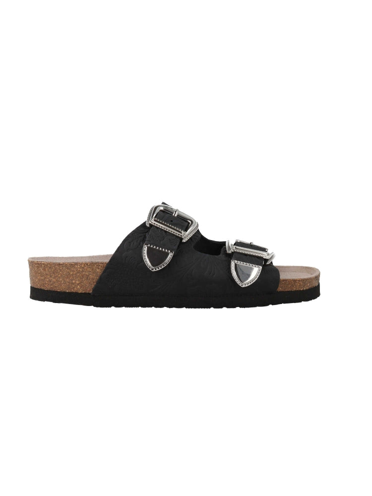 FALCONE OILED LEATHER BLACK WOMEN