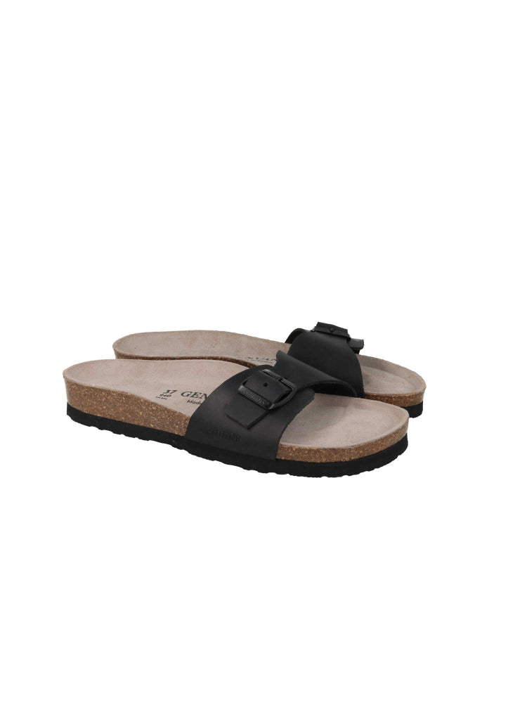 TORONTO OILED LEATHER BLACK WOMEN
