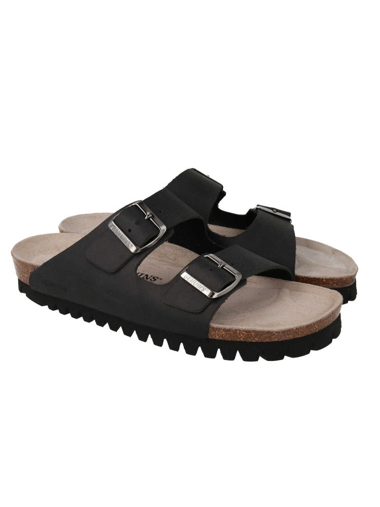 HAWAII OILED LEATHER BLACK MEN