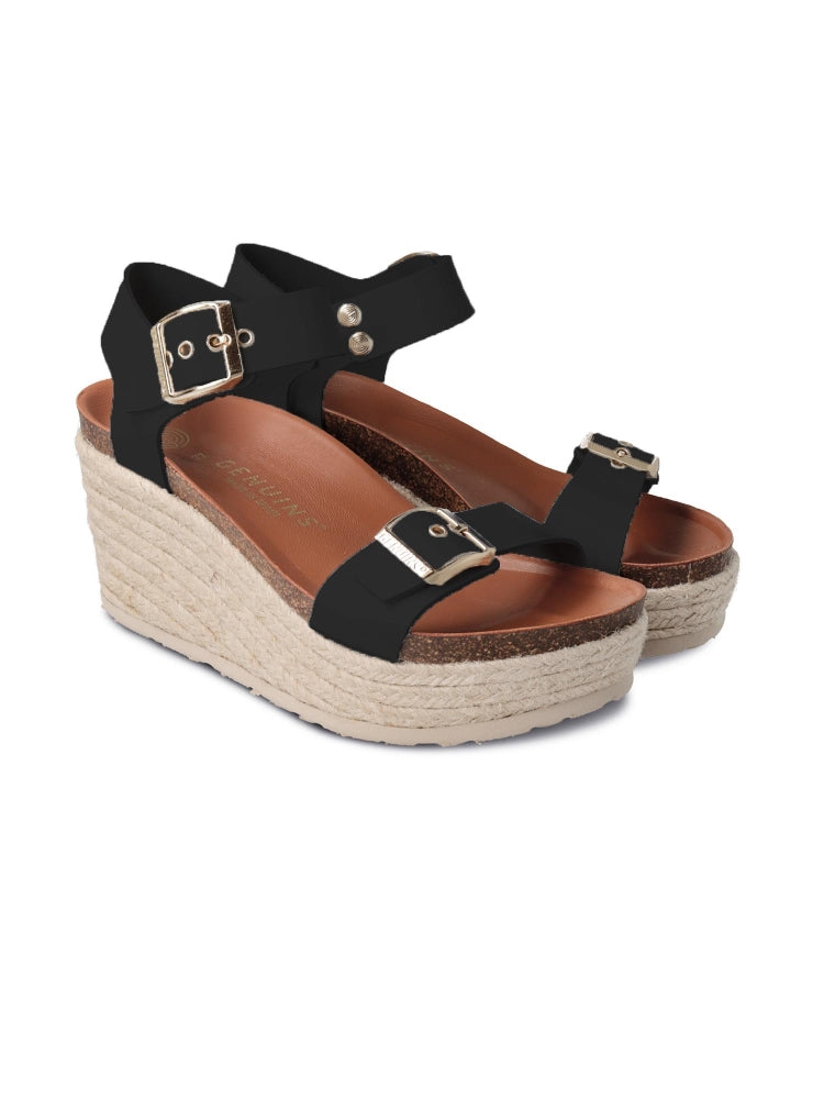 VENECIA LEATHER BLACK WOMEN