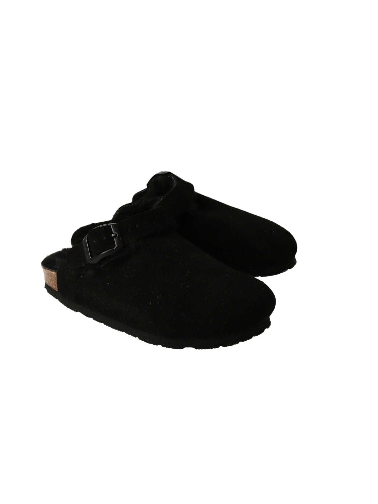 SHETLAND VELOUR WOOL BLACK KIDS