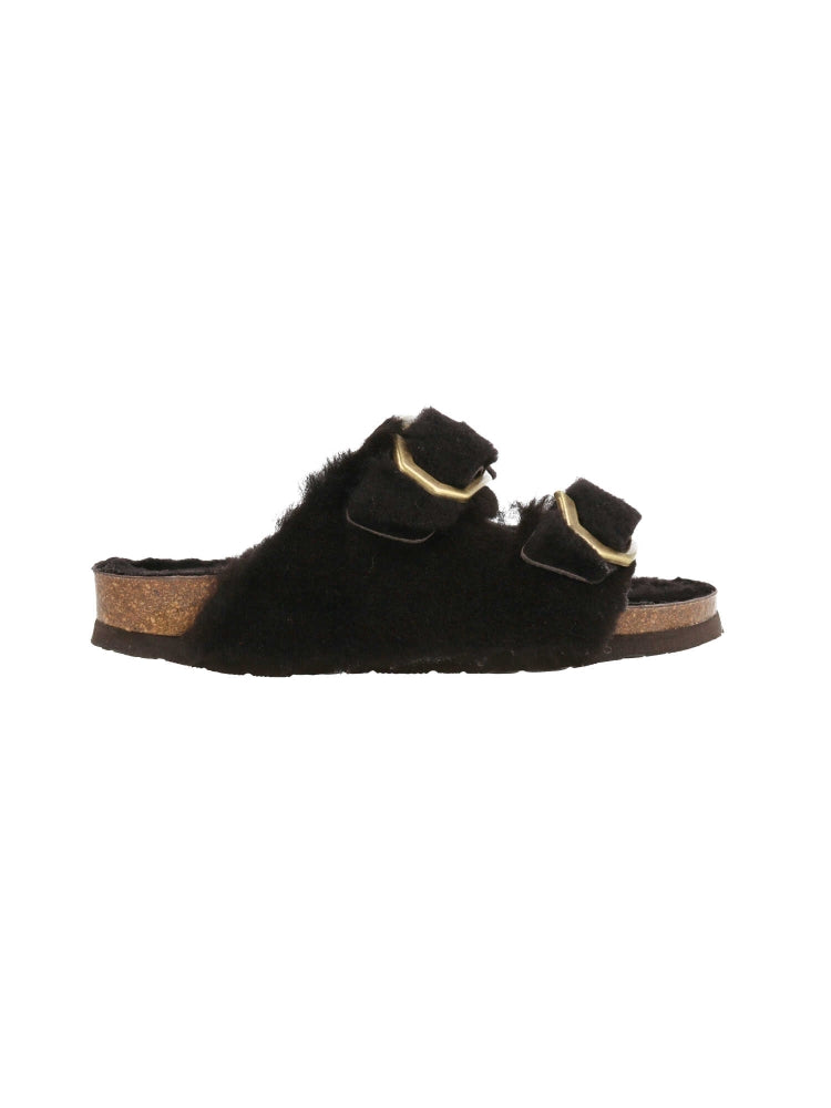 GALIA SHEEPSKIN DARK BROWN WOMEN