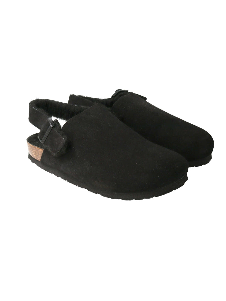 NIOWA VELOUR WOOL BLACK WOMEN