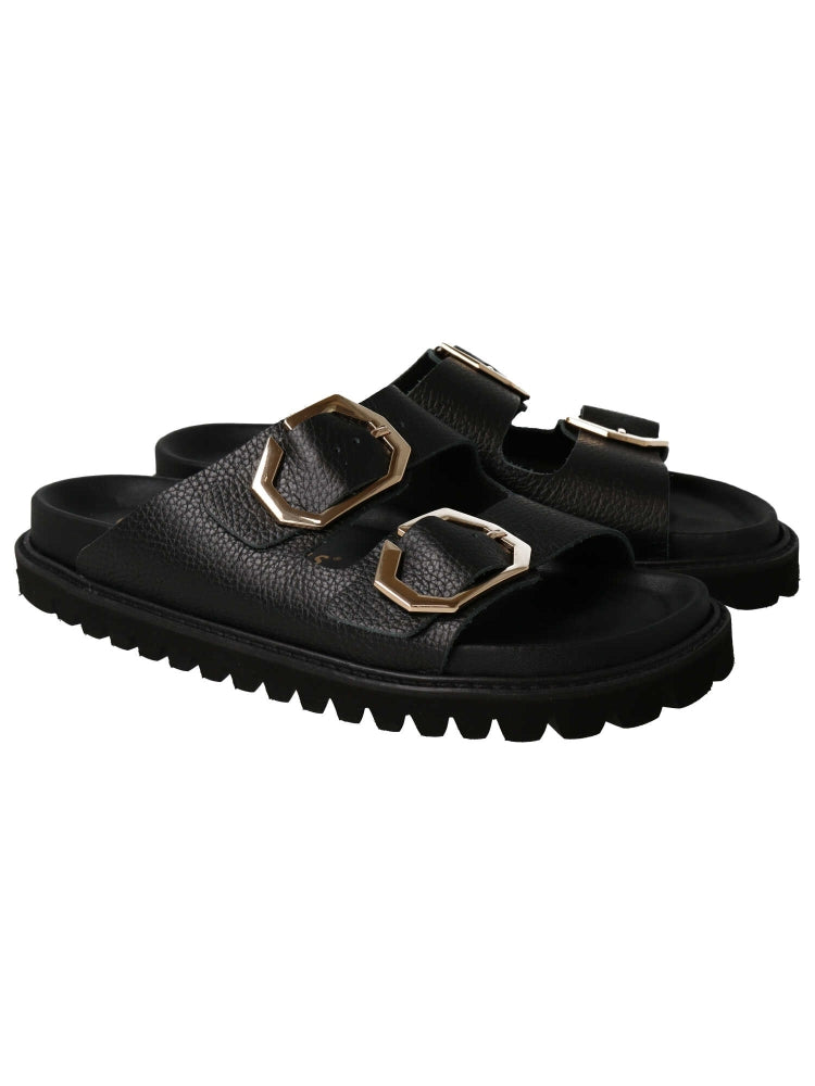 GALIA EMBOSSED LEATHER DARK WOMEN