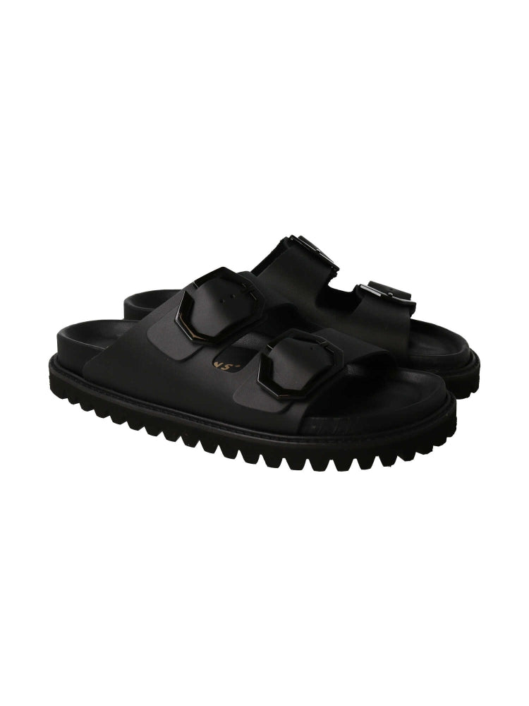 GALIA LEATHER BLACK WOMEN