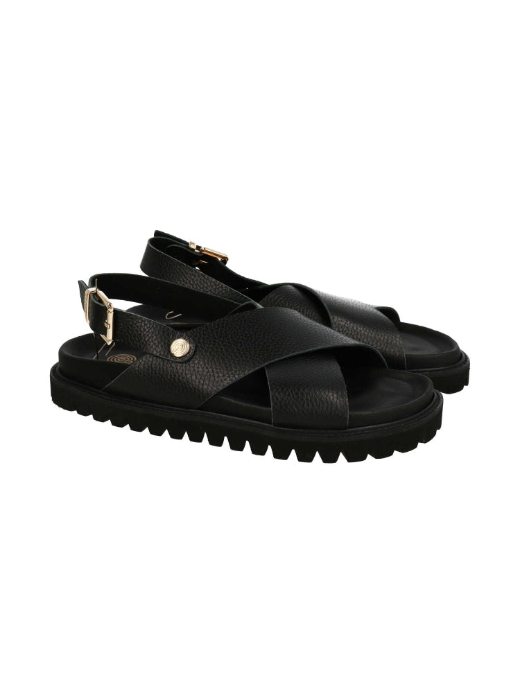 MELEN EMBOSSED LEATHER DARK WOMEN