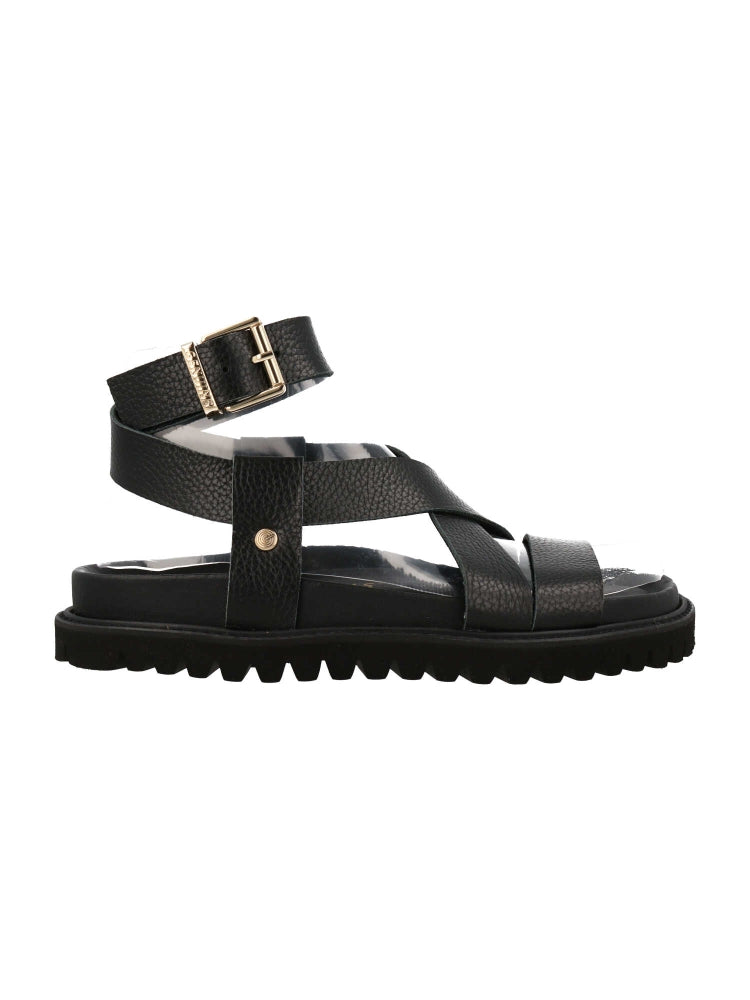 ZAHA EMBOSSED LEATHER DARK WOMEN
