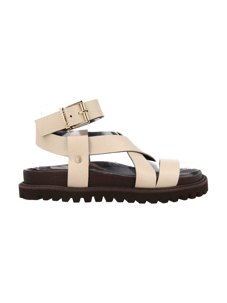ZAHA EMBOSSED LEATHER CHALK WOMEN