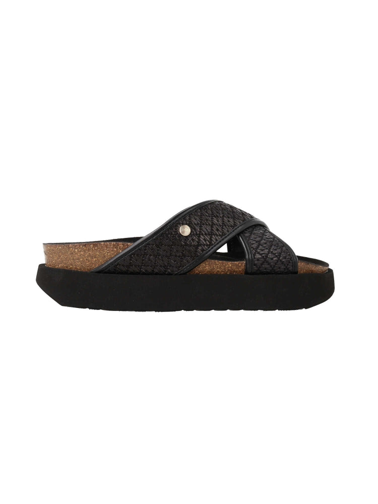 PALACE RAFFIA BLACK WOMEN