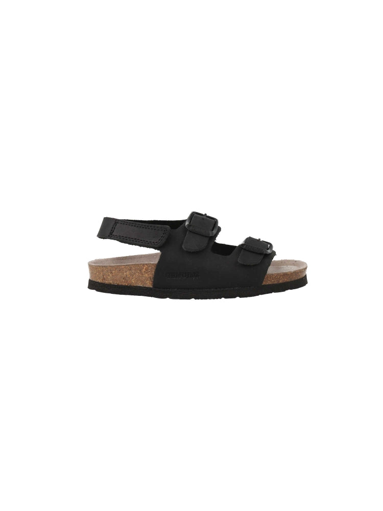 KINDU OILED LEATHER BLACK KIDS
