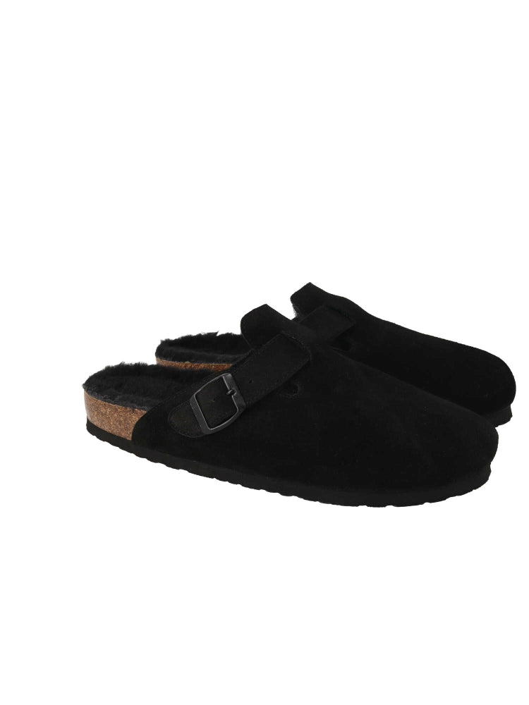 RIVA VELOUR WOOL BLACK MEN