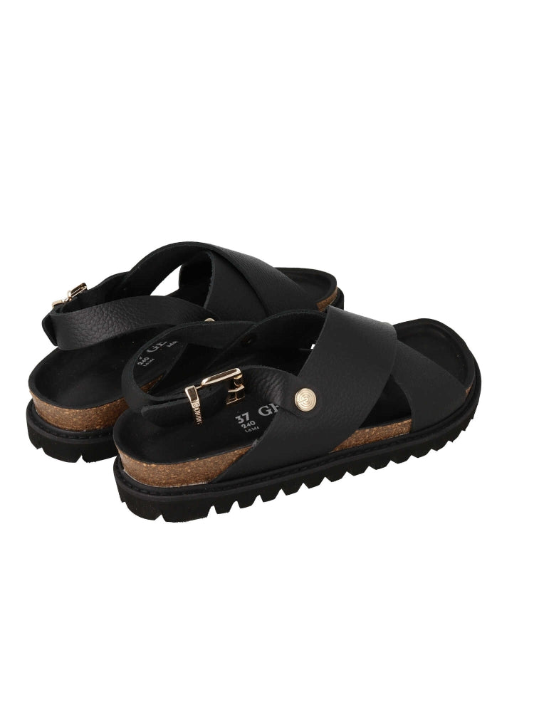 MELEN EMBOSSED LEATHER DARK WOMEN